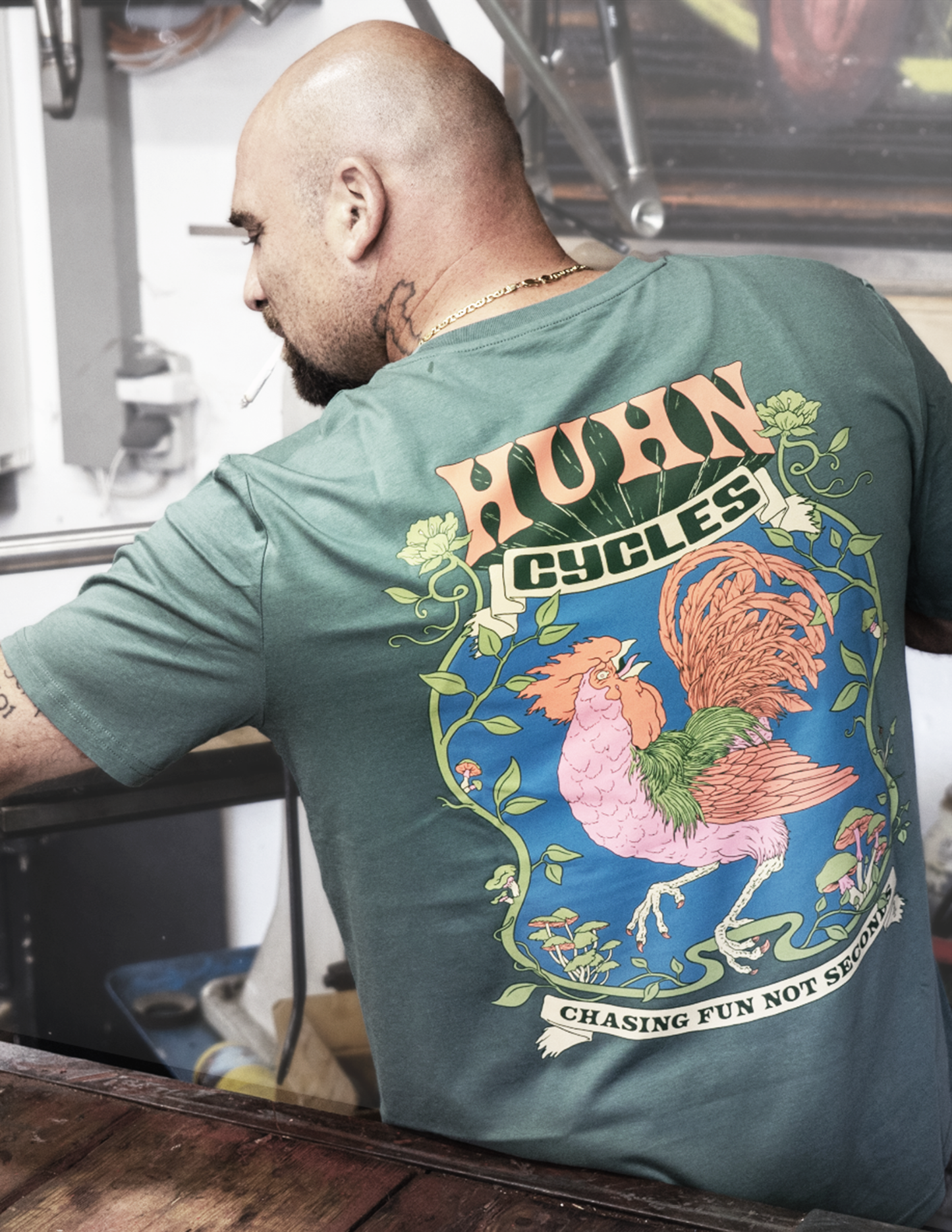 Andreas Iordache X HUHN TEE - heavy oversized organic