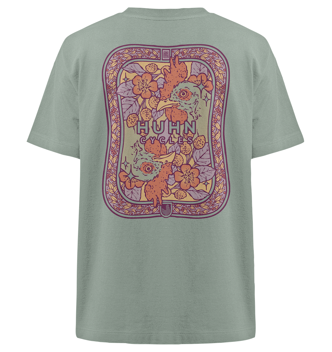 ATE X HUHN TEE heavy, oversized, organic