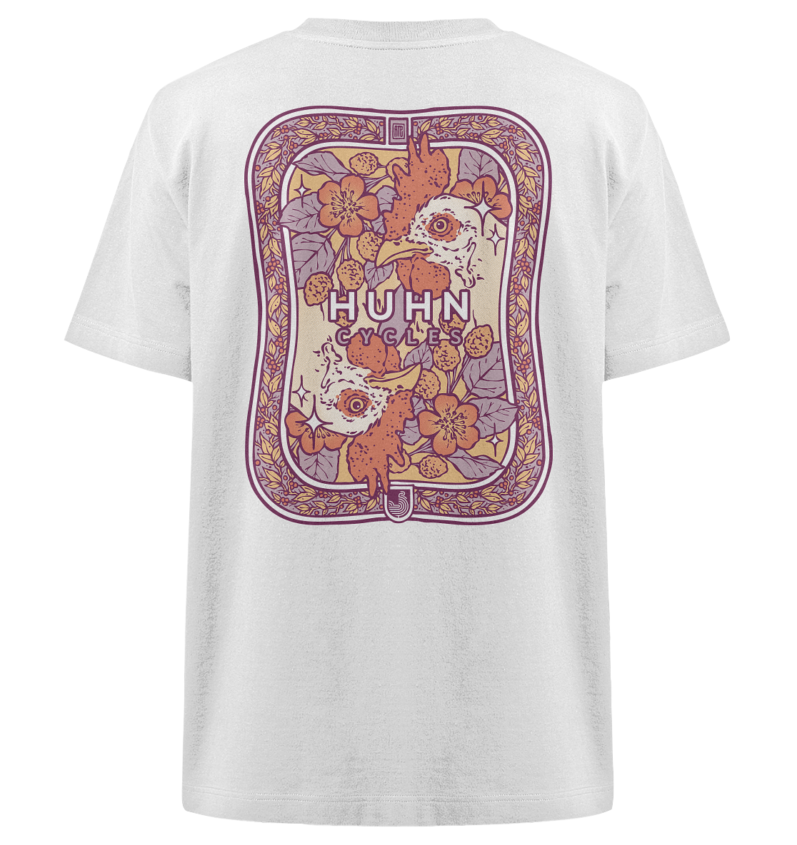 ATE X HUHN TEE heavy, oversized, organic