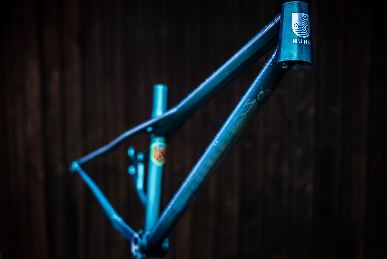 The HUHN La Fleche hardtail with 3D-printed lugs