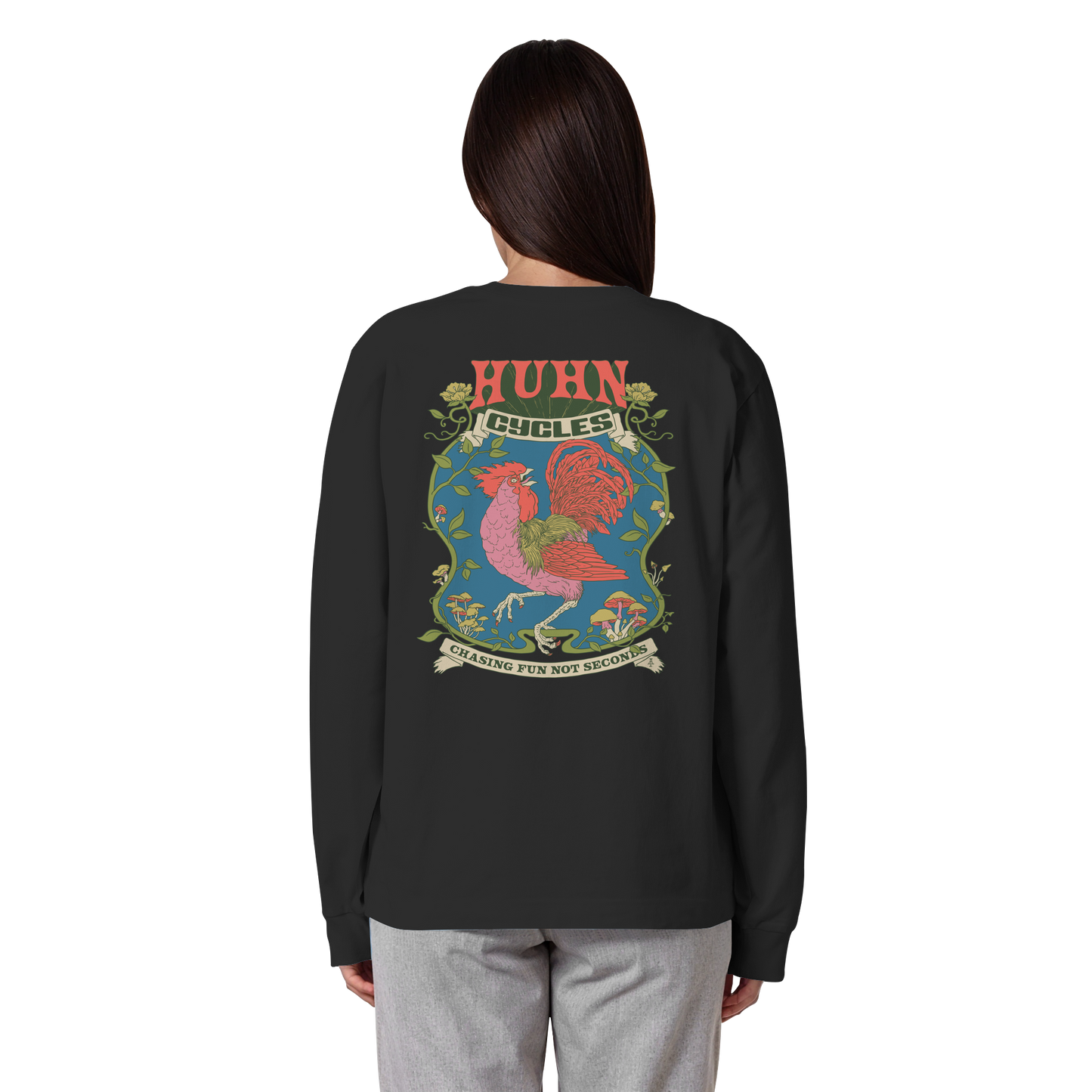 Andreas Iordache X HUHN TEE - Organic Heavy Oversized Longsleeve T-Shirt