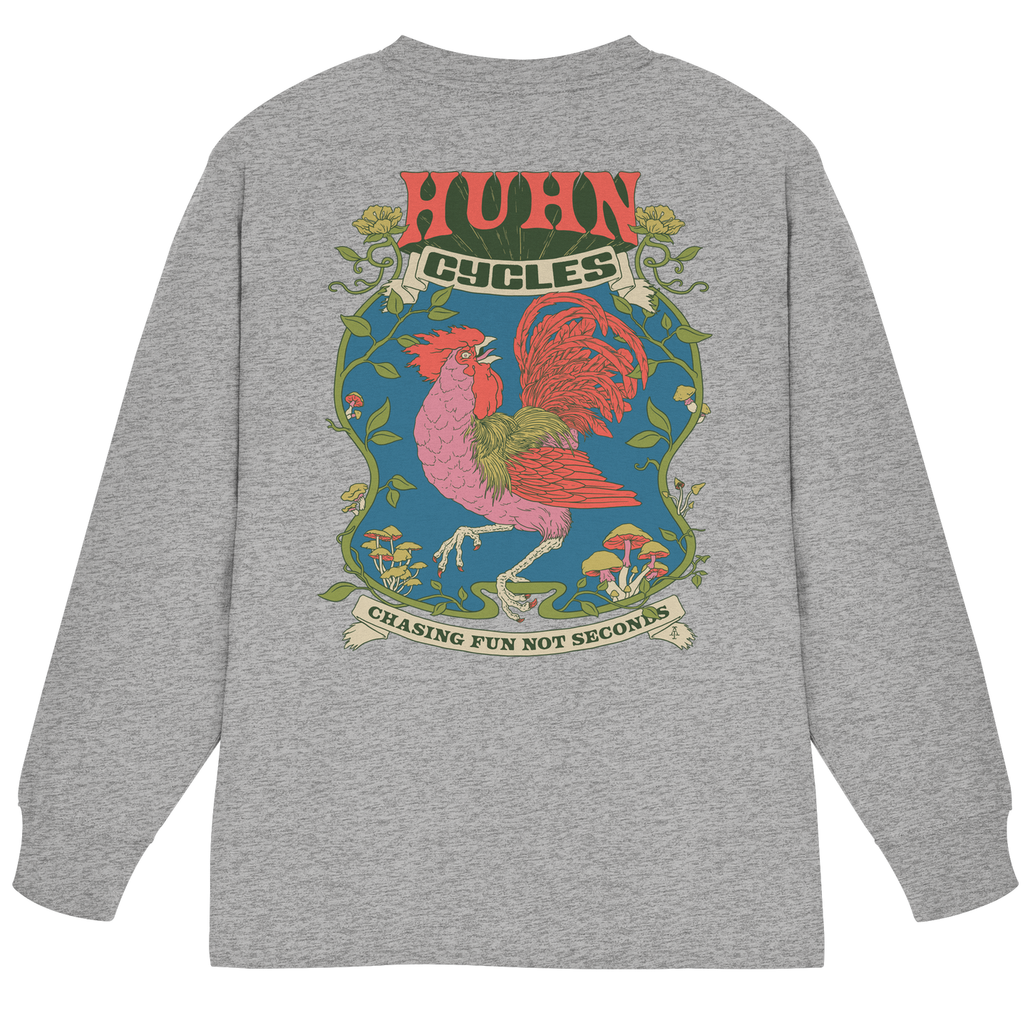 Andreas Iordache X HUHN TEE - Organic Heavy Oversized Longsleeve T-Shirt