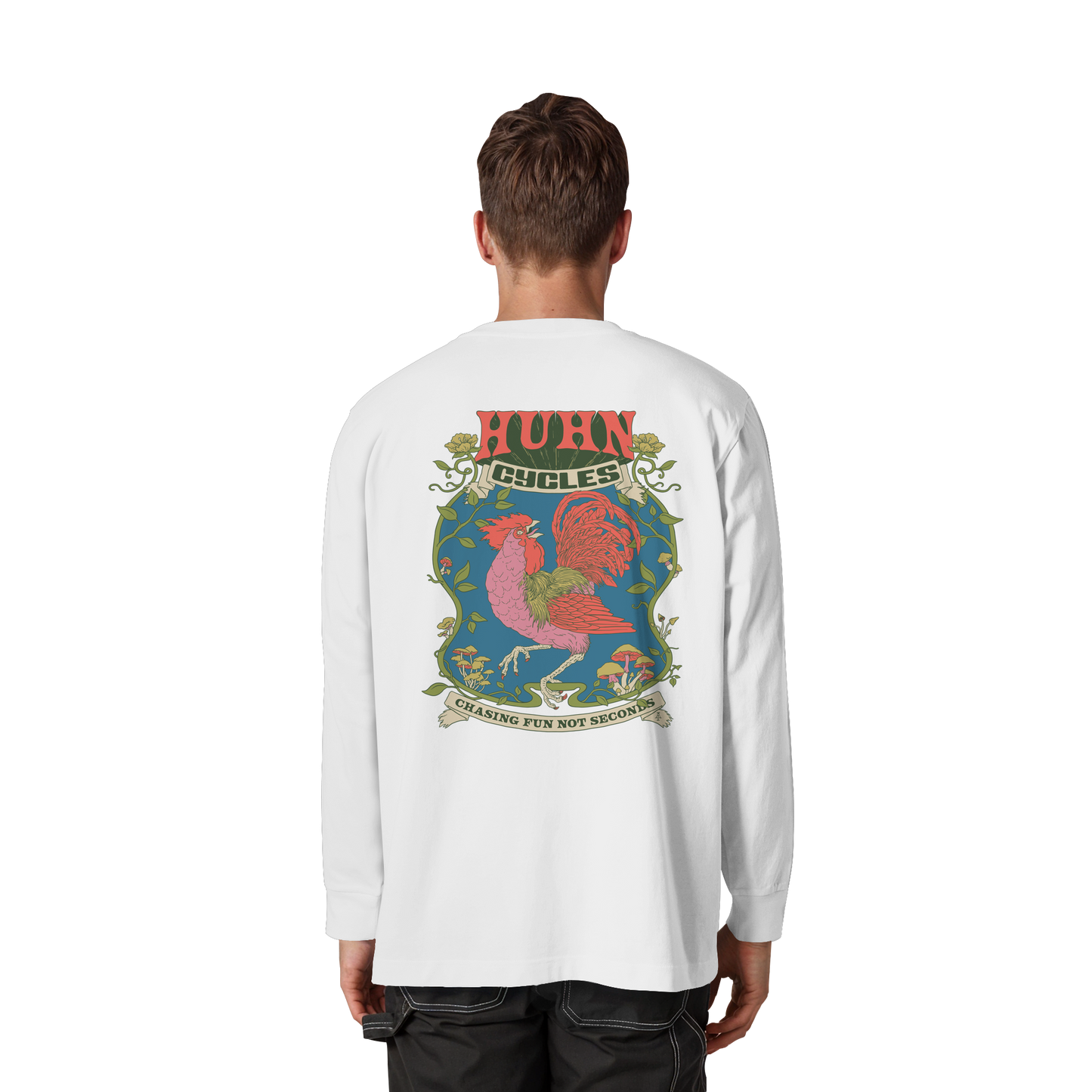 Andreas Iordache X HUHN TEE - Organic Heavy Oversized Longsleeve T-Shirt