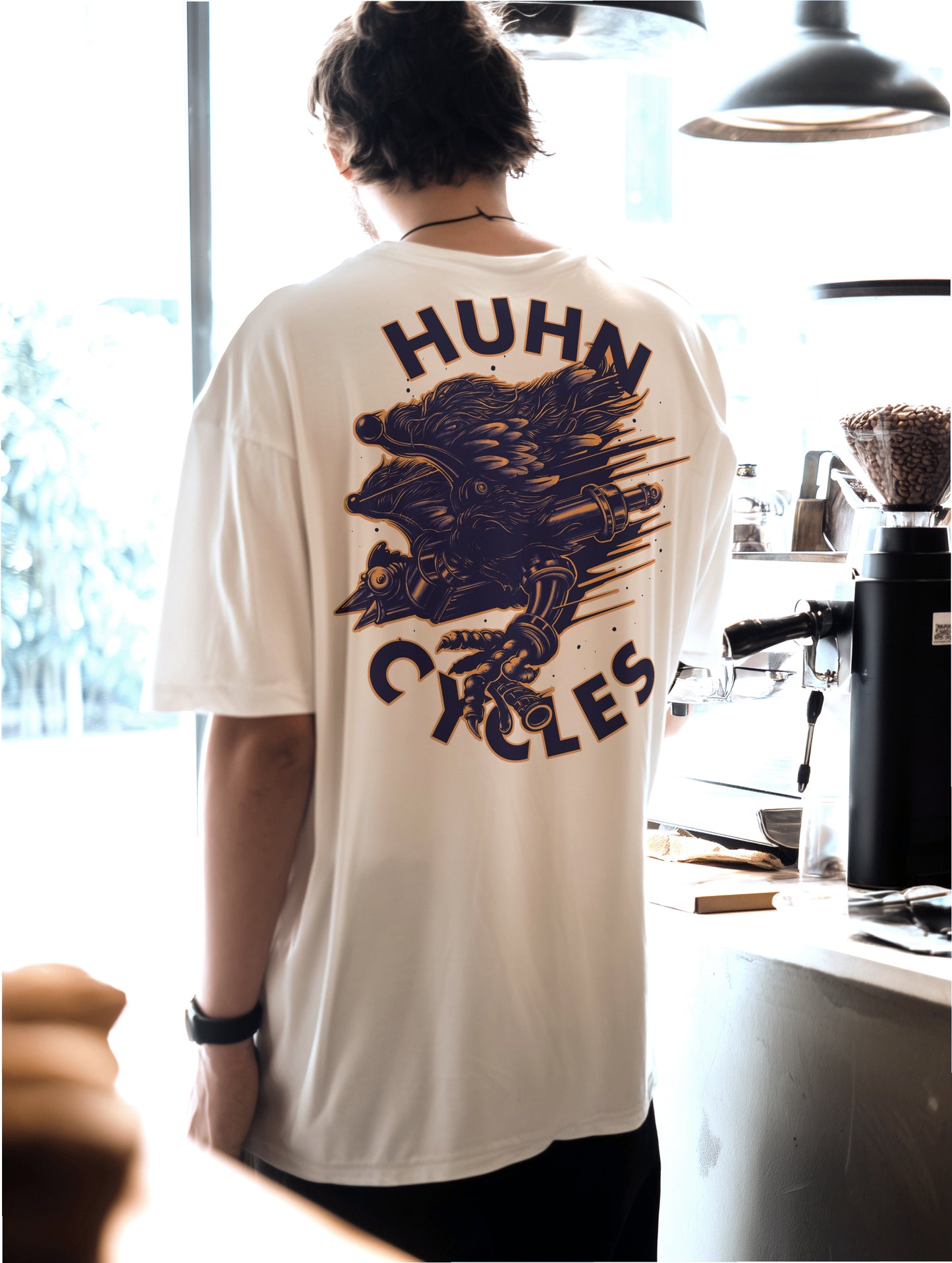 WEEEM X HUHN TEE heavy, oversized, organic